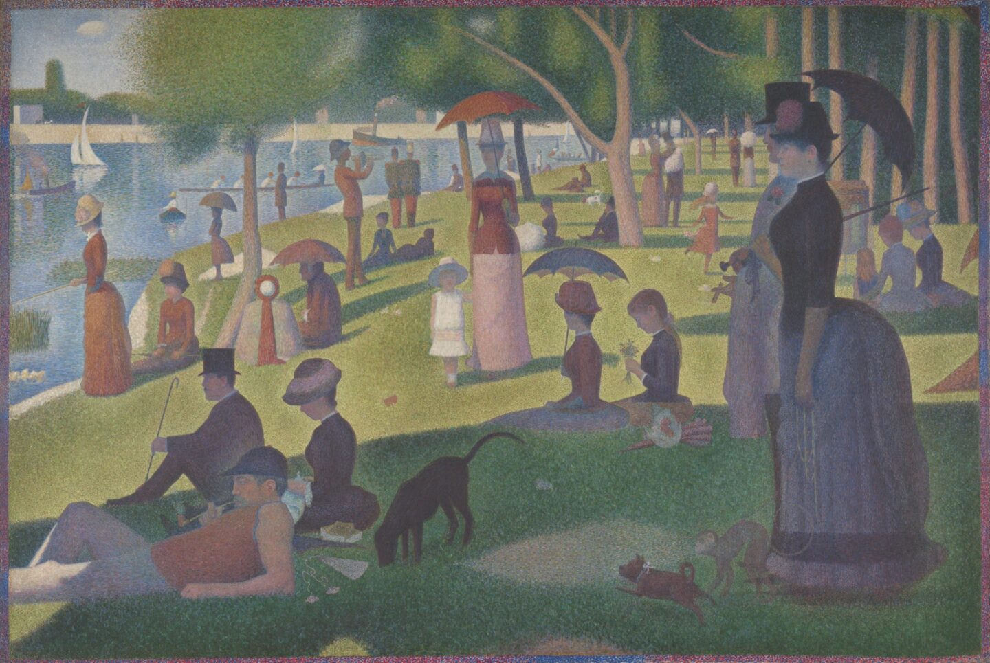1c Georges Seurat S A Sunday Afternoon On The Island Of La Grande Jatte