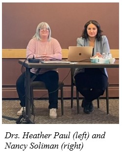 Dr Heather Paul, Dr. Nancy Soliman, Ascc Agm 2025