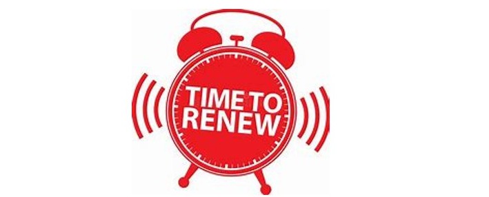 Time to Renew Your Membership