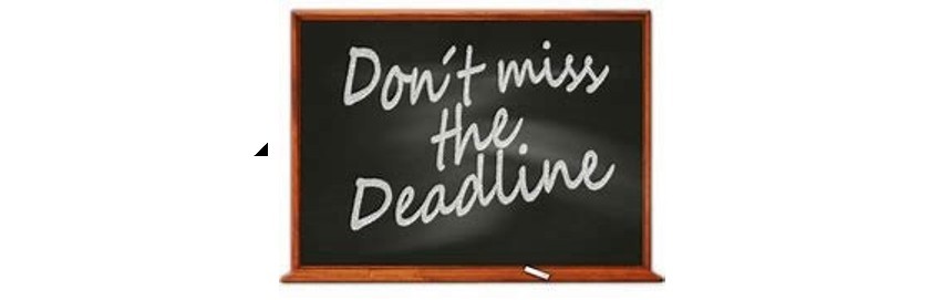 Copy Don't Miss The Deadline Image