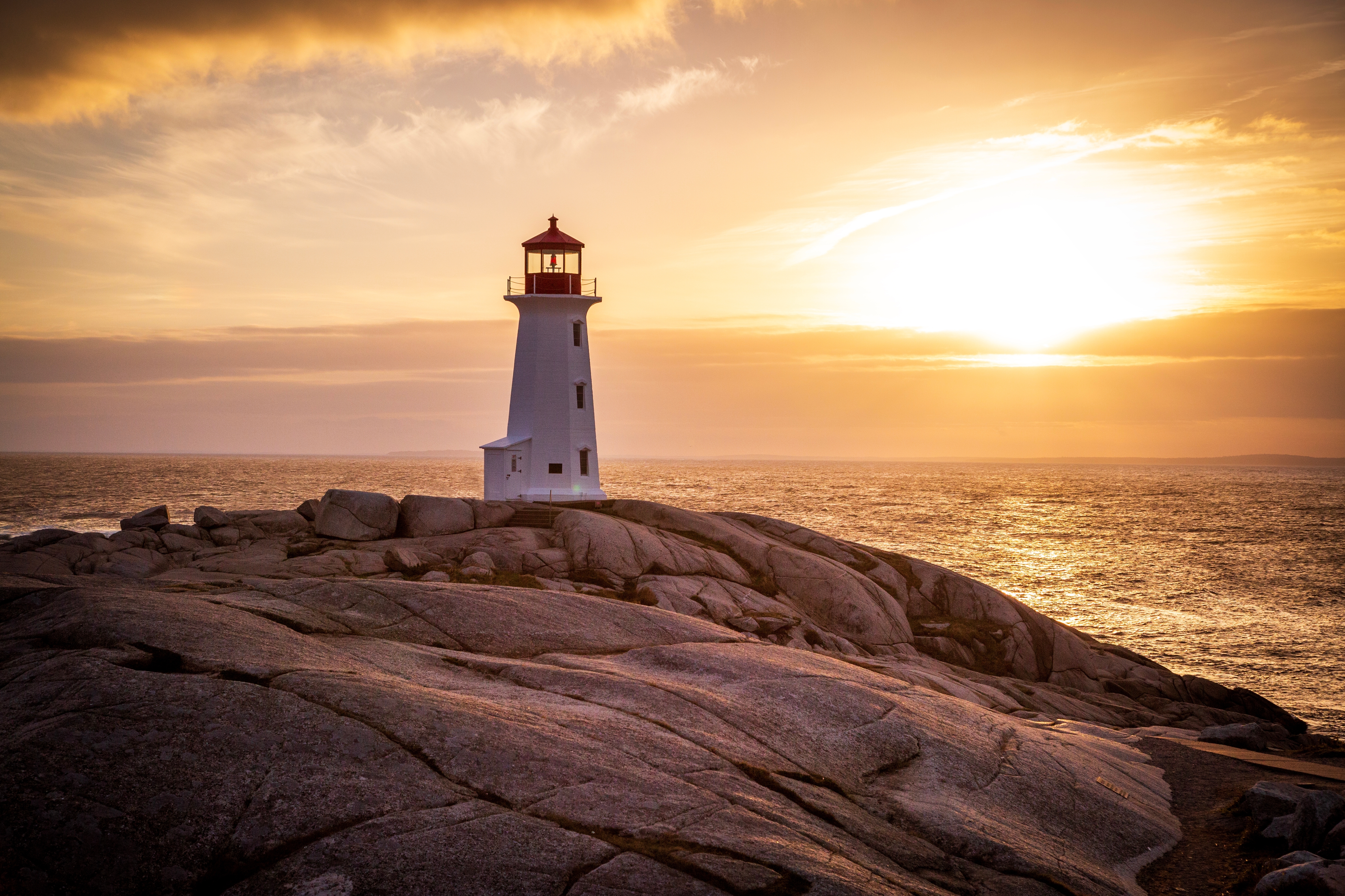 Sunset Over Peggy's Cove